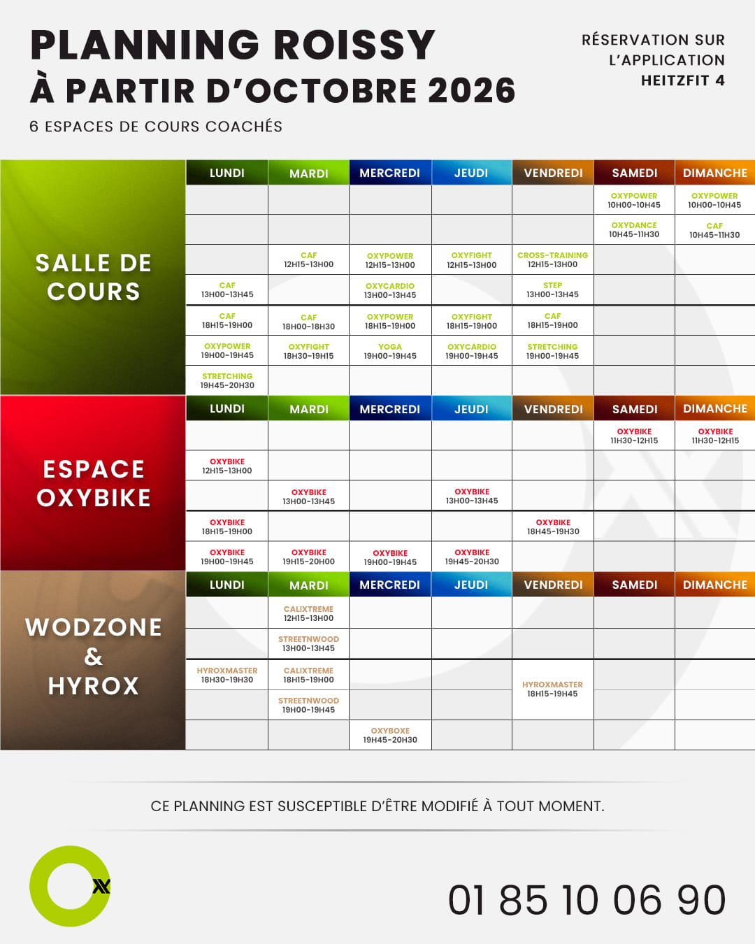 Planning Oxyty Fosses